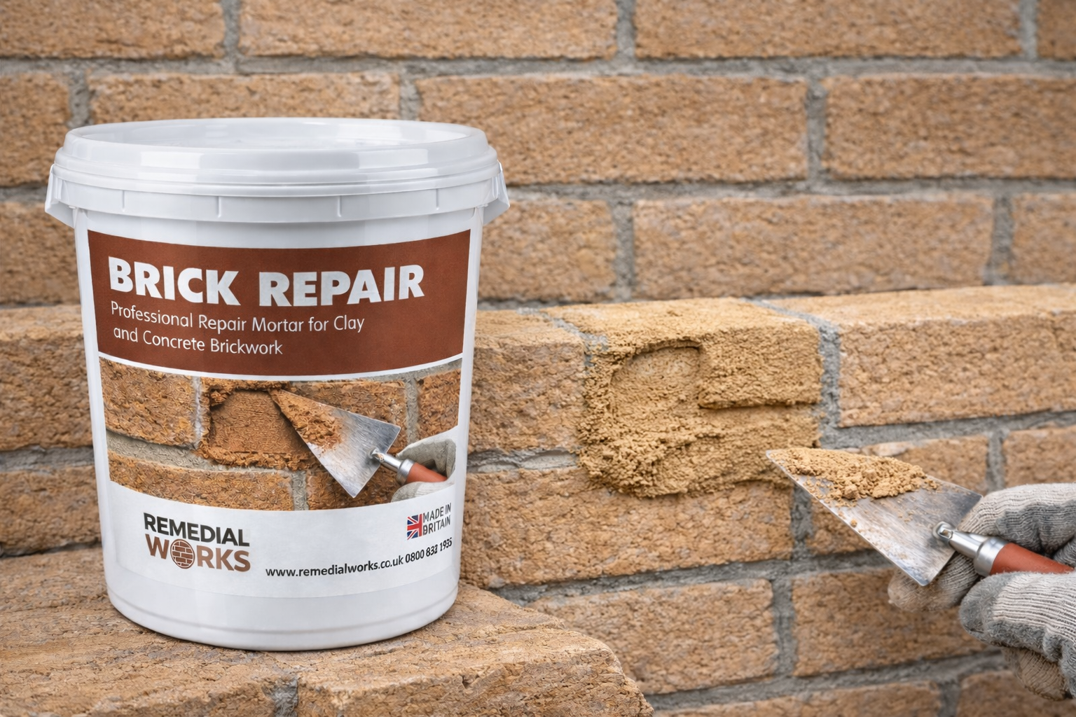 Brick Repair - Light Brown